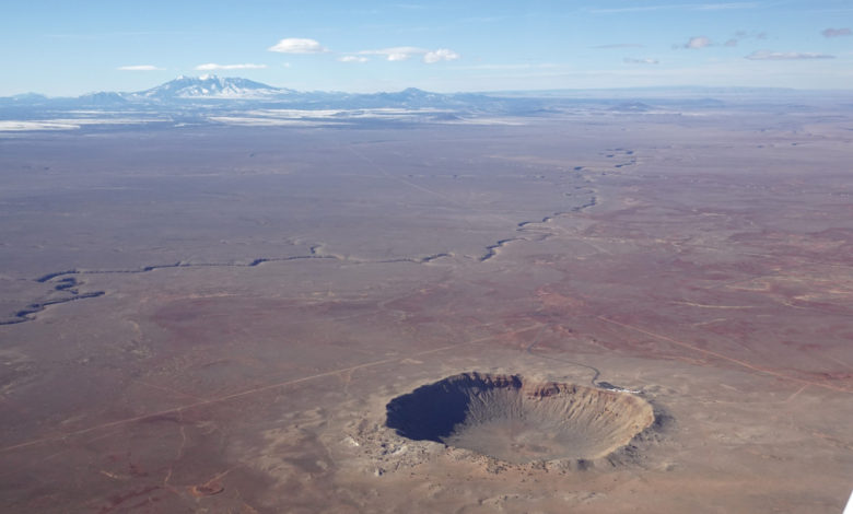 Meteor Crater and Canyon Diablo River Northern Arizona