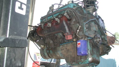 Photo of RV – Motor Home Engine Swap Out